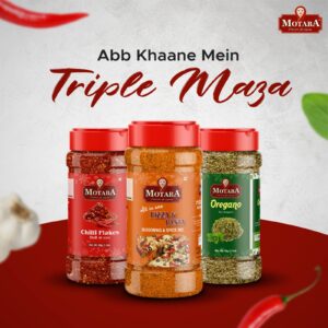 Combo of 3 Chilli flakes 50g, Oregano 50g and Pizza Seasoning 70g - Image 2