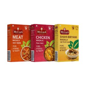 combo of 3 chicken, meat and Shahi biryani Masala